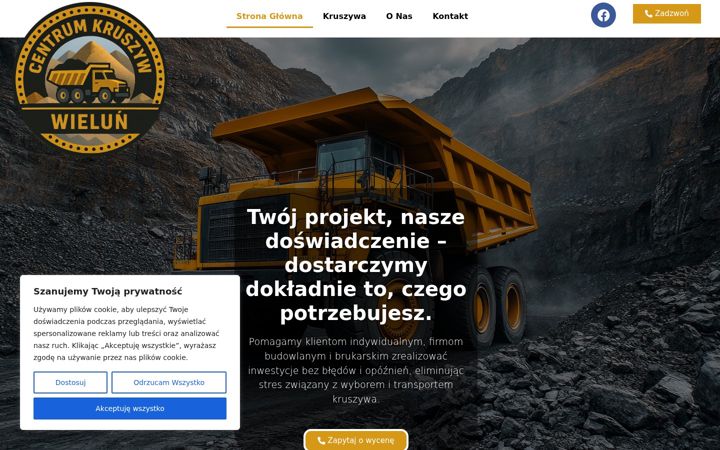 Screenshot of kruszywawielun.pl