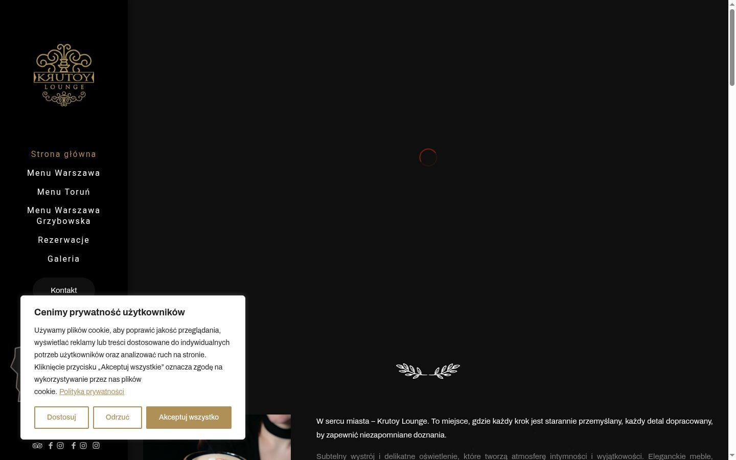 Screenshot des Einwilligungsbanners vor jeglicher Interaktion