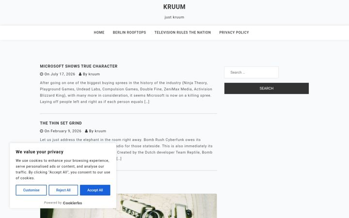 Screenshot stránky kruum.com