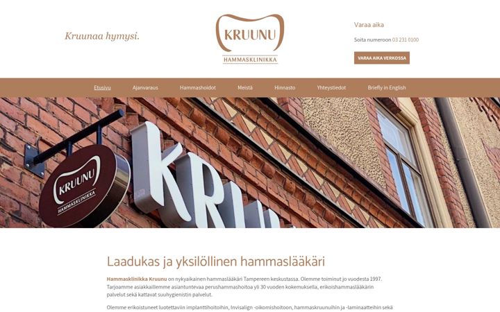 Skärmbild av kruunu.net