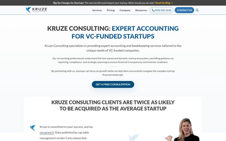 Screenshot of kruzeconsulting.com