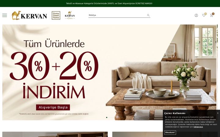 Screenshot of krvn.com.tr