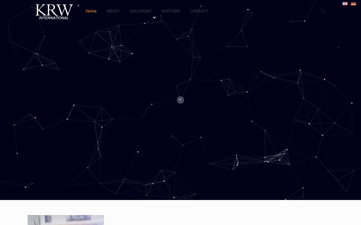 Screenshot of krw-international.com