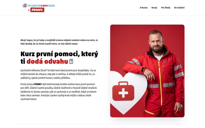 Screenshot of kryjemevamzada.cz