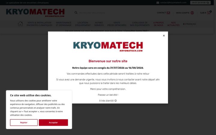 Screenshot stránky kryomatech.com