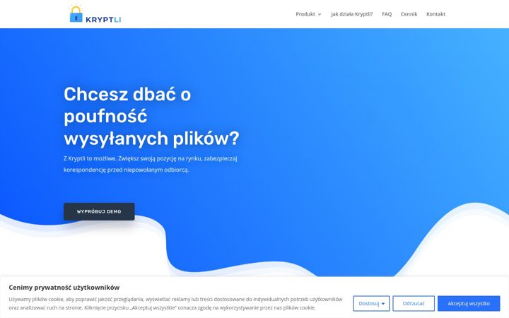 Screenshot of kryptli.com