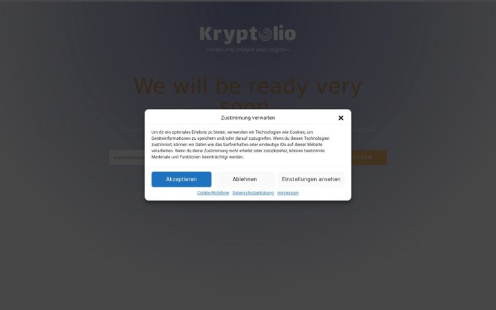 Screenshot of kryptolio.de