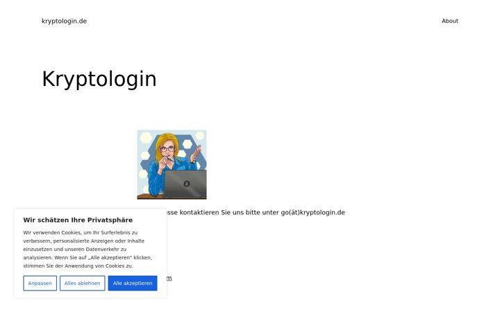 Screenshot of kryptologin.de
