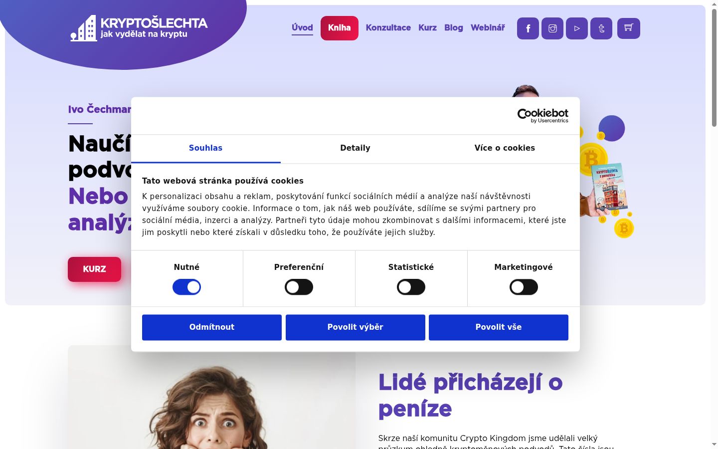 Posnetek zaslona pasice za privolitev, prikazane pred kakršno koli interakcijo