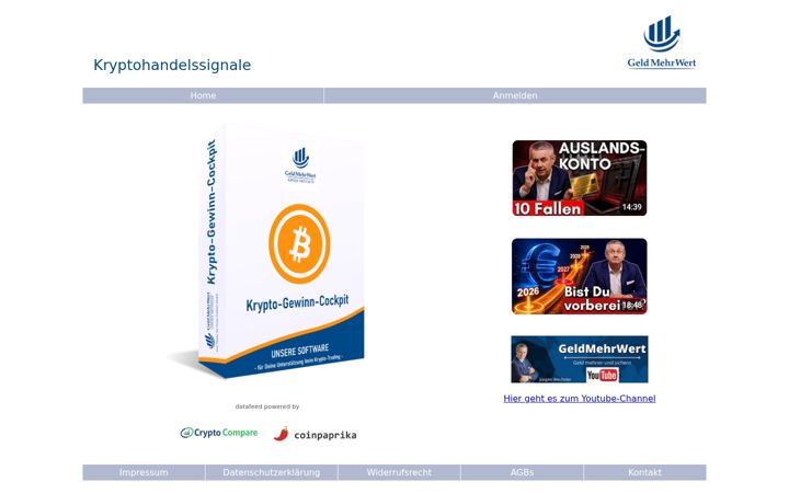 Screenshot of kryptosignale.de