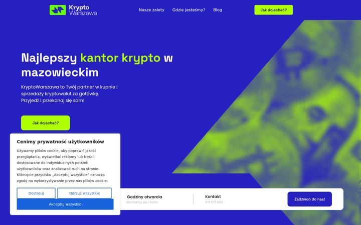 Screenshot of kryptowarszawa.pl