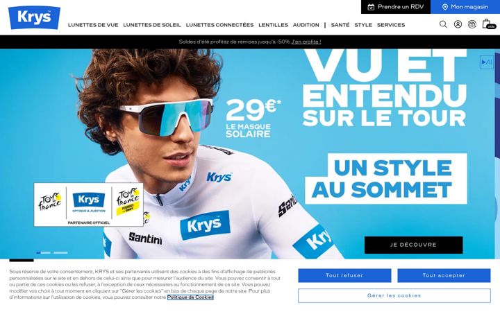 Screenshot of krys.com