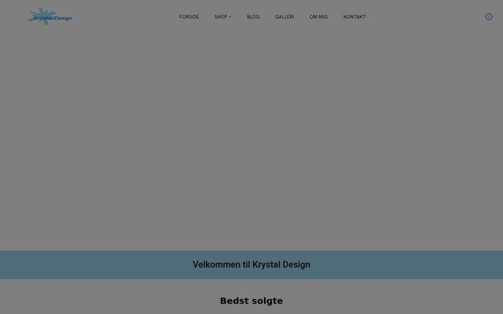 Screenshot of krystaldesign.dk