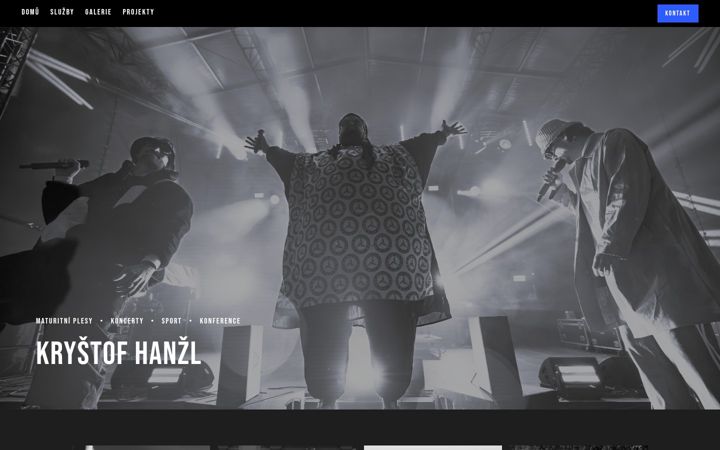 Screenshot of krystofhanzl.cz