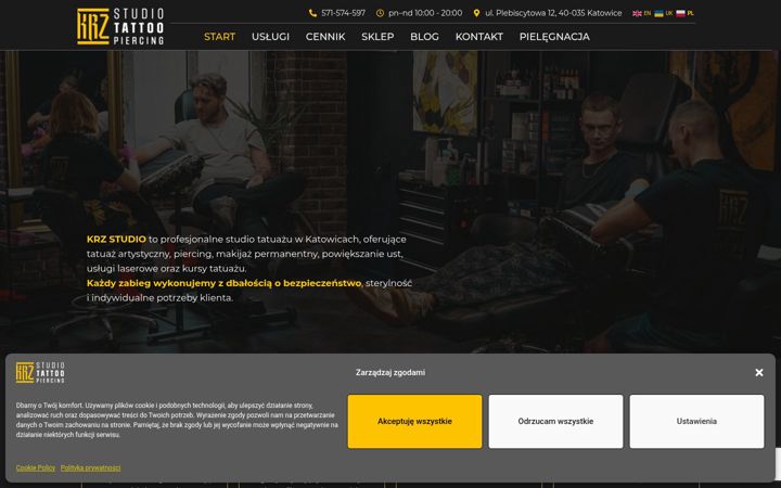 Screenshot of krzstudio.com