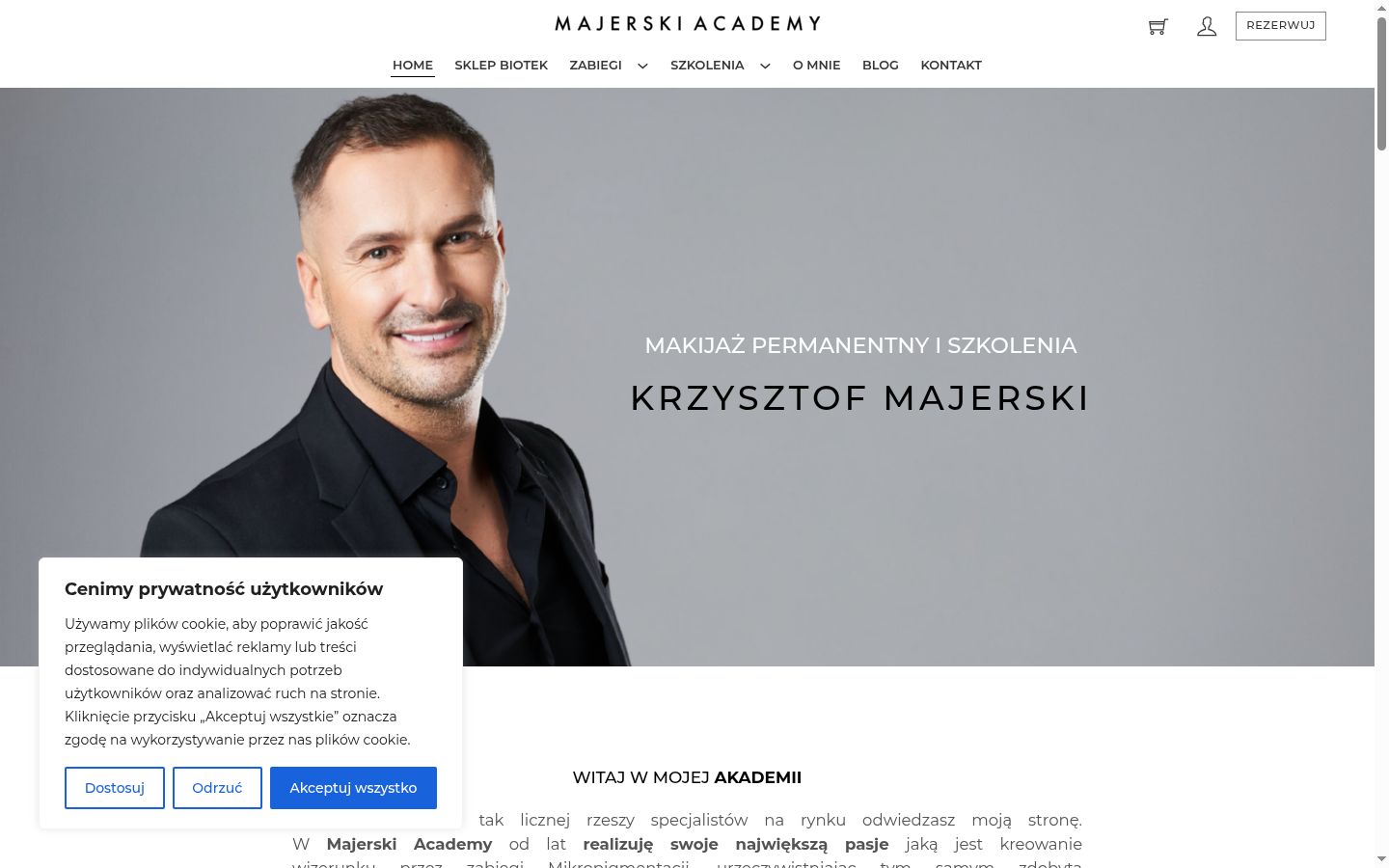 Sutikimo reklamjuostės, rodytos prieš bet kokią sąveiką, ekrano kopija