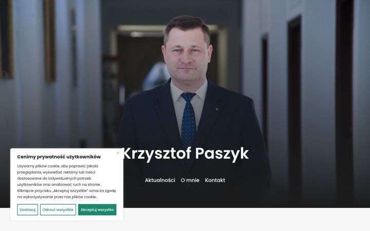 Screenshot of krzysztofpaszyk.pl