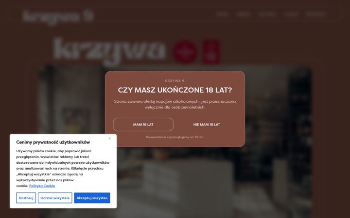 Screenshot of krzywa9.pl