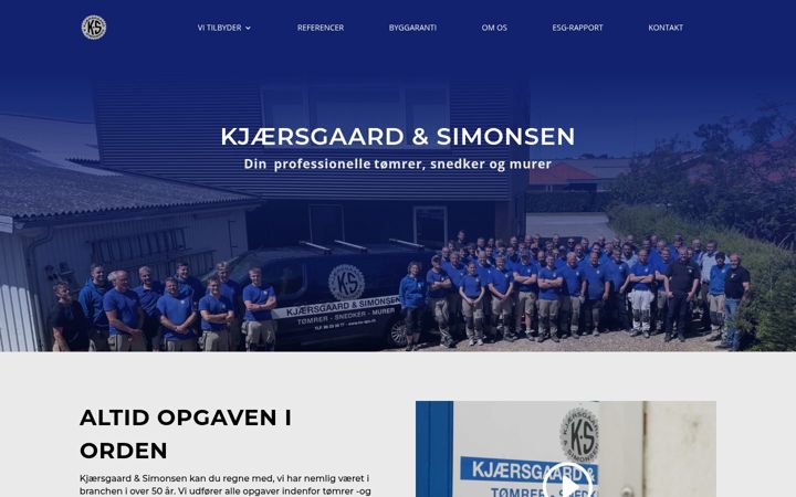 Screenshot of ks-aps.dk