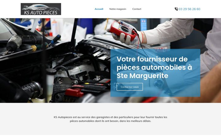 Screenshot of ks-autopieces.fr