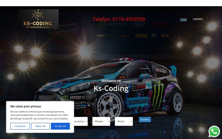 Screenshot of ks-coding.de
