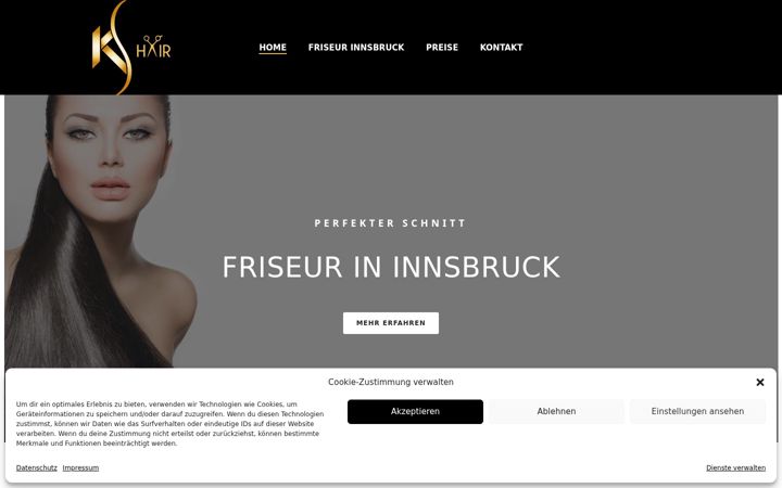 Screenshot of ks-friseursalon.at