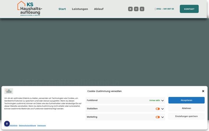 Screenshot of ks-haushaltsaufloesung.de