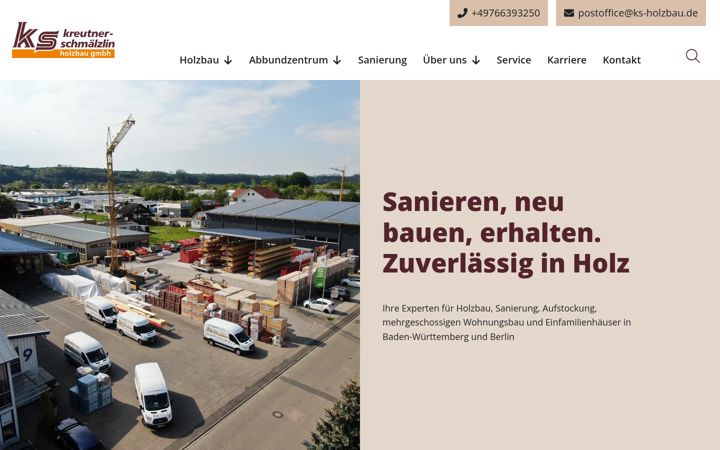 Screenshot of ks-holzbau.de