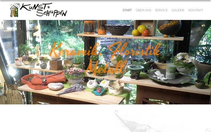 Screenshot of ks-kunstschuppen.de