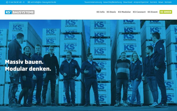 Screenshot of ks-modulbau.de
