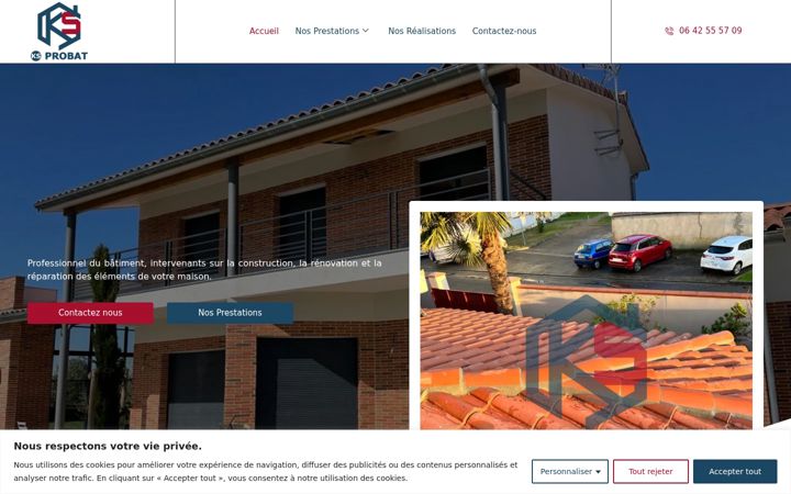 Screenshot of ks-probat.fr