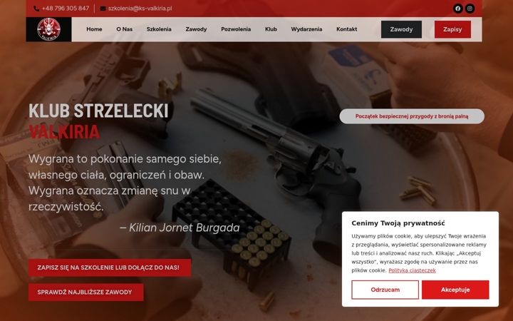 Screenshot of ks-valkiria.pl