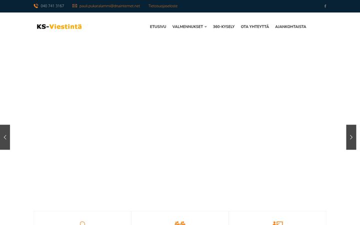 Screenshot of ks-viestinta.fi
