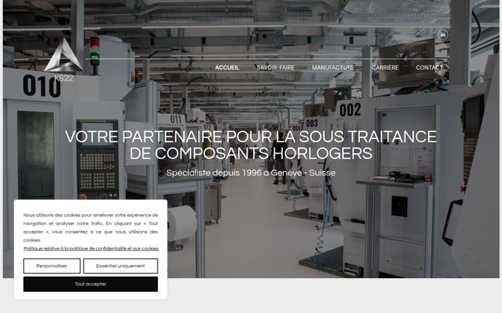 Screenshot of ks22.ch