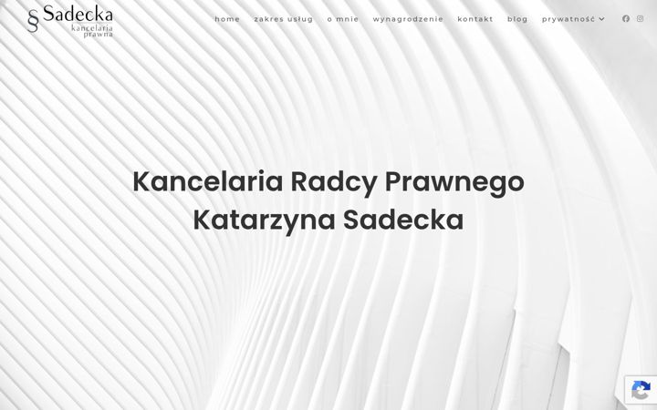 Screenshot of ksadecka.pl
