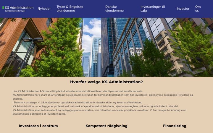 Screenshot of ksadm.dk