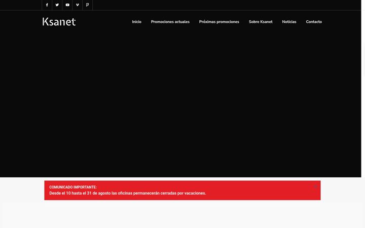 Screenshot of ksanet.es
