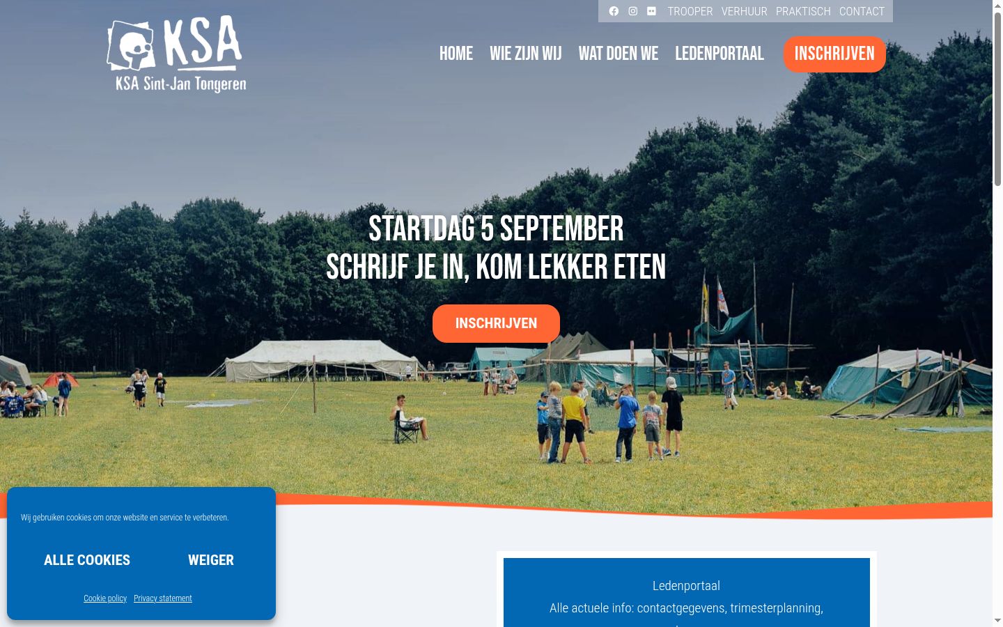 Screenshot tal-banner tal-kunsens muri qabel kwalunkwe interazzjoni
