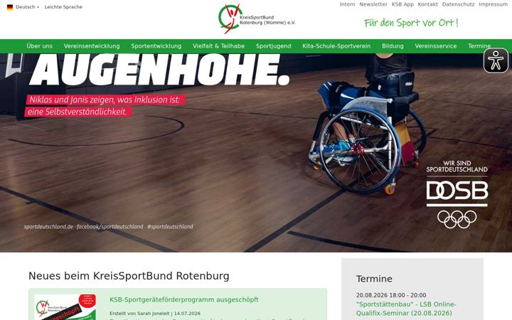 Screenshot of ksb-rotenburg.de