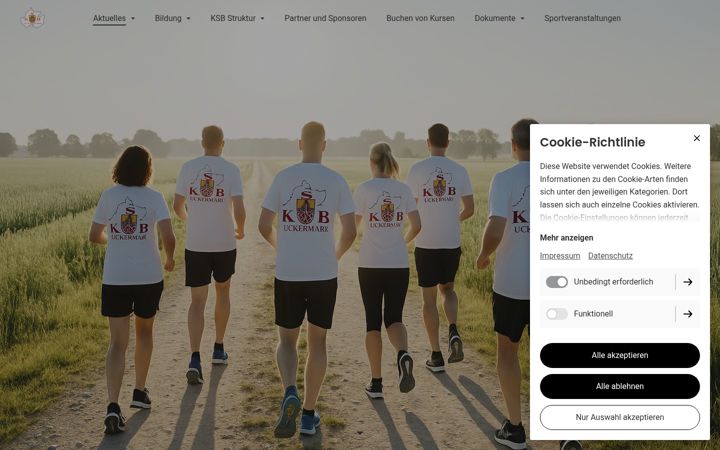 Screenshot of ksb-uckermark.de