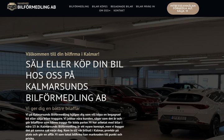 Screenshot of ksbilformedling.se
