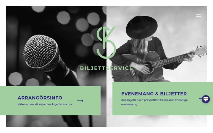 Screenshot of ksbiljettservice.se