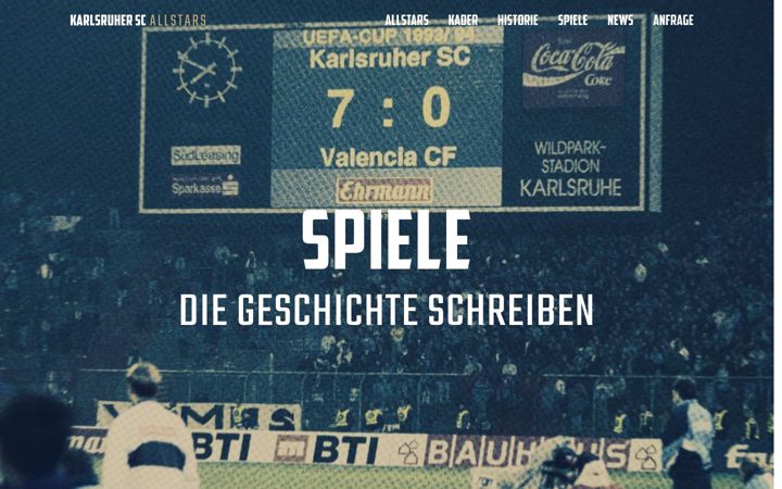 Screenshot of ksc-allstars.de