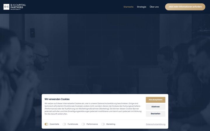 Screenshot of kscapital.de