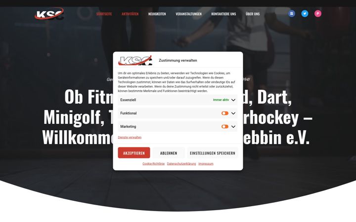 Screenshot of kscneutrebbin.de
