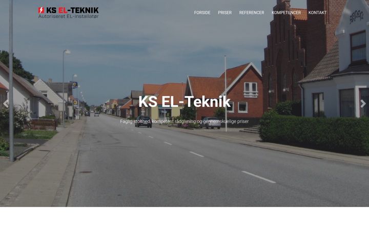 Screenshot of kselteknik.dk