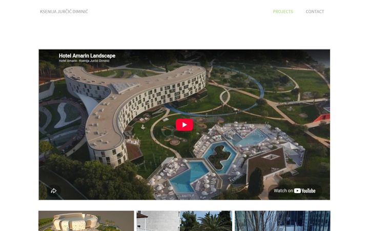 Screenshot di ksenija-jurcic-diminic.com