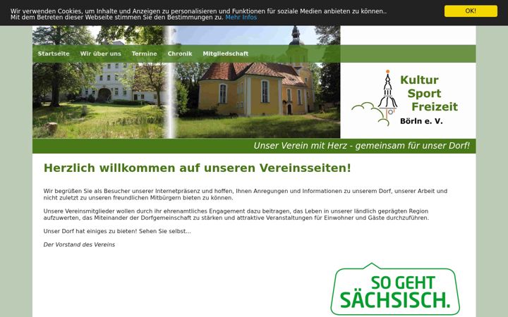 Screenshot of ksf-boerln.de