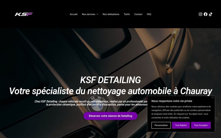 Screenshot di ksfdetailing.com