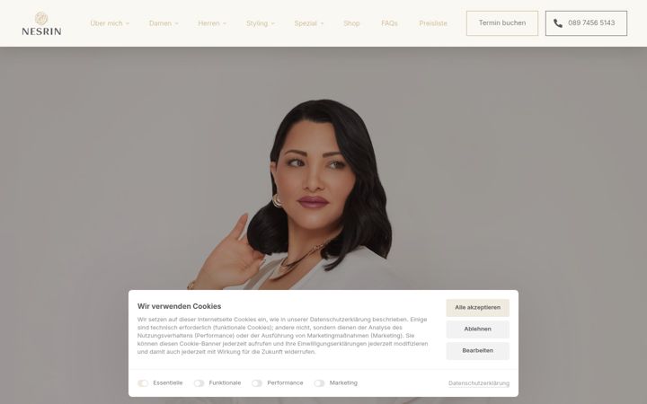 Screenshot of ksfriseur.de